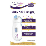Rite Aid Baby Nail Trimmer & Filing Heads 4pk Bundle for Newborn & Toddler
