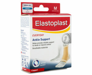 Elastoplast Sport Ankle Support Medium Compression Bandage Comfort Lift Sport