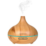In Essence Bamboo Vapouriser Native Wood Grain Finish Aroma Diffuser & Free Oil