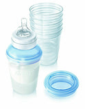 Avent VIA Breast Milk Storage Containers 180ml Safe Storage & Transport 10 Pack
