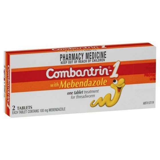 Combantrin 2 Tablets for Threadworm, Roundworm & Hookworm