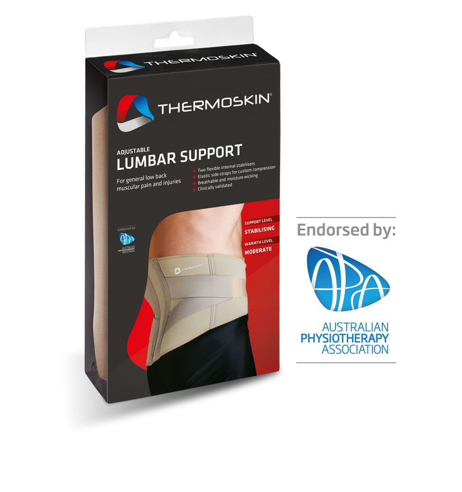 Thermoskin Back Strap Lumbar Support Adjustable Extra Large