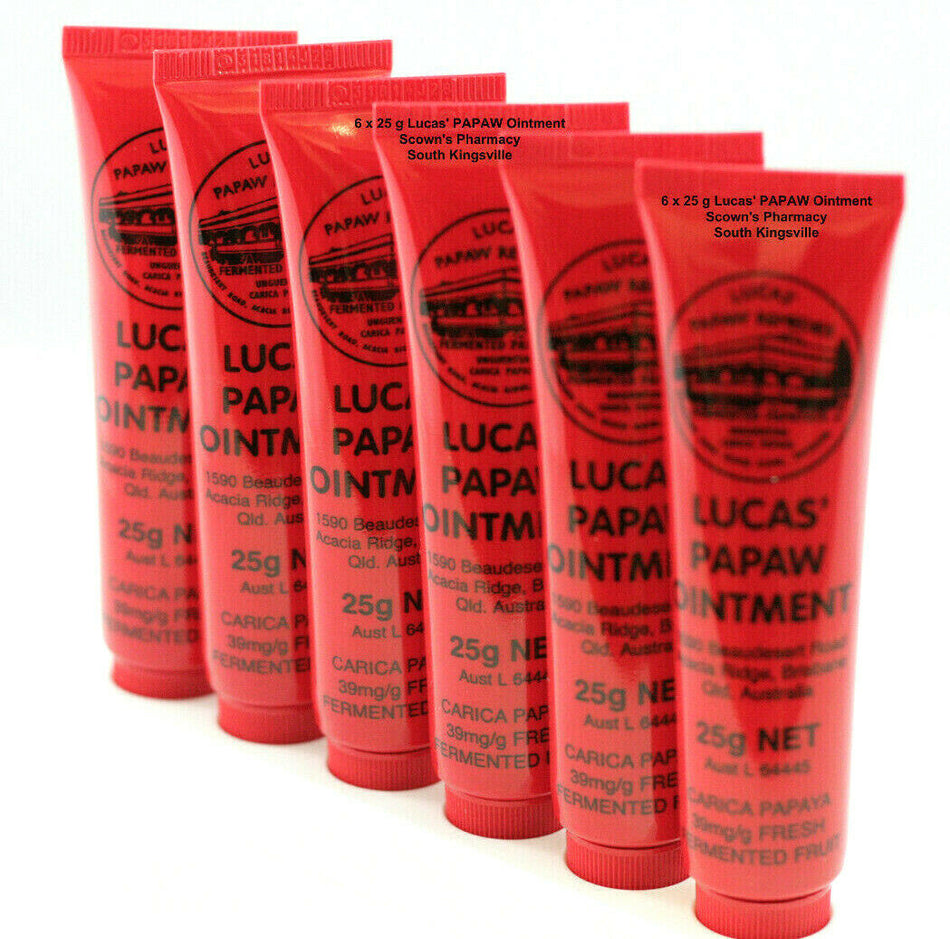 LUCAS' PAPAW OINTMENT 6 x 25g