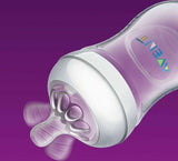 Philips Avent Natural Lactation Feeding Bottle 2 x 260ml + Brush Value Pack
