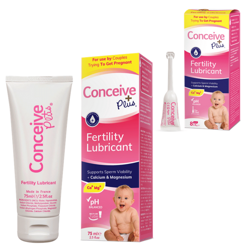 Conceive Plus Duo Combo - Fertility Lubricant 75mL & Pre-Filled Applicators 8 x 4g 1 Month Supply