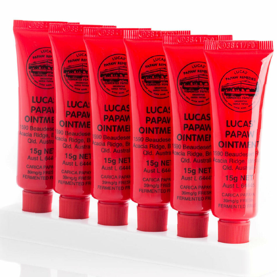 LUCAS' PAPAW OINTMENT Remedies 6 x 15g with Applicator