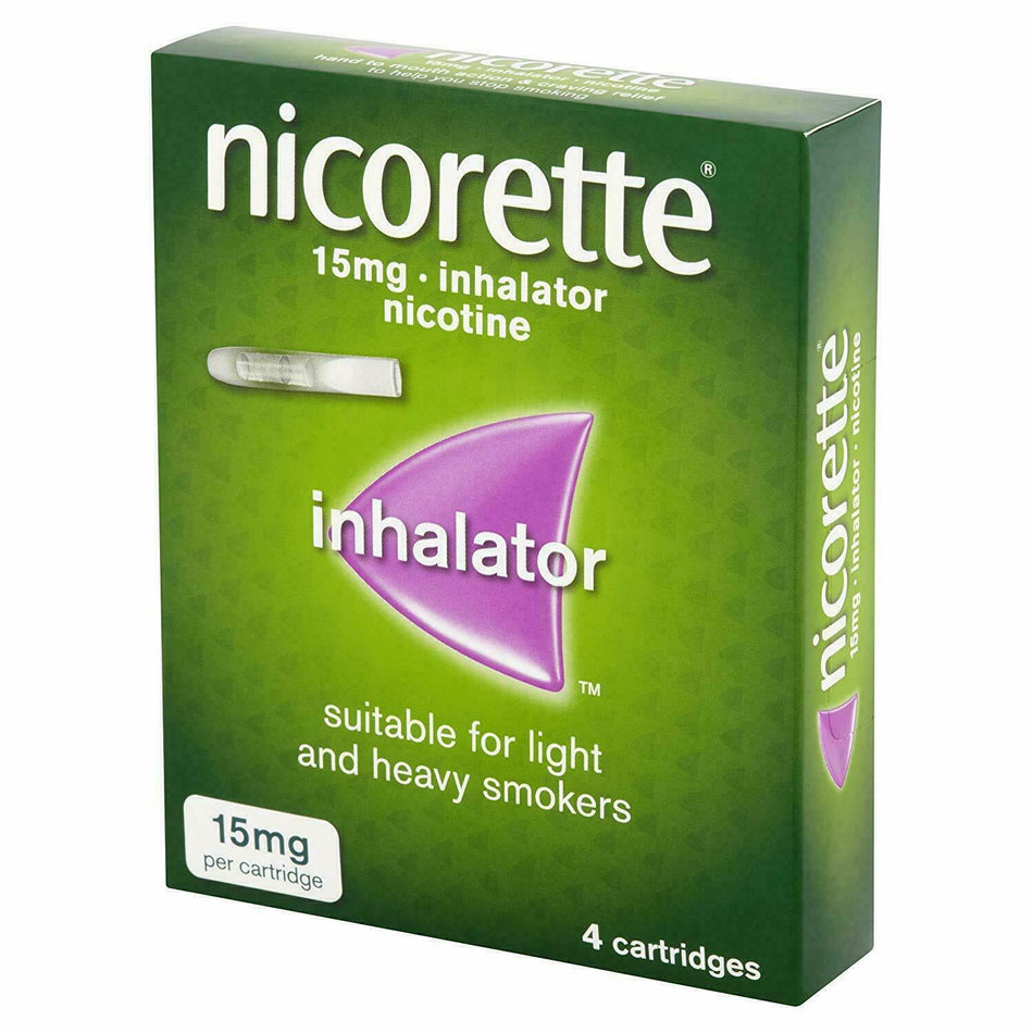 Nicorette Inhalator 1 Mouthpiece 4 Cartridges 15mg