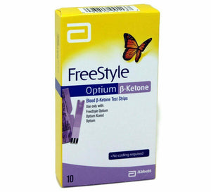 Abbott FreeStyle Optium Blood ß-Ketone 10 Test Strips