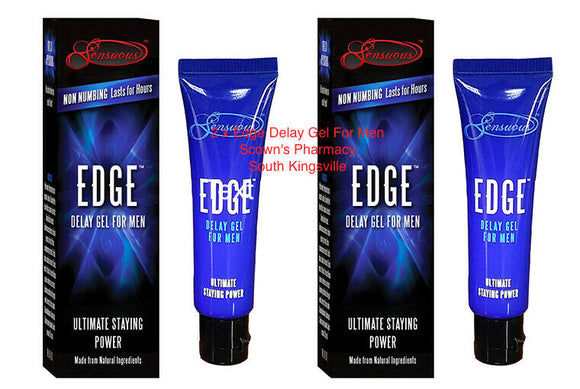 2 x Edge Delay Gel 7mL For Men Helps Prevent Premature Ejaculation