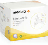 Medela Personal Fit Breast Shield Optimise the Milk Flow - Pack of 2 - Size L