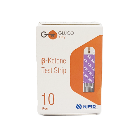Glucokey Ketone 10 Strips use with Glucokey Connect Nipro