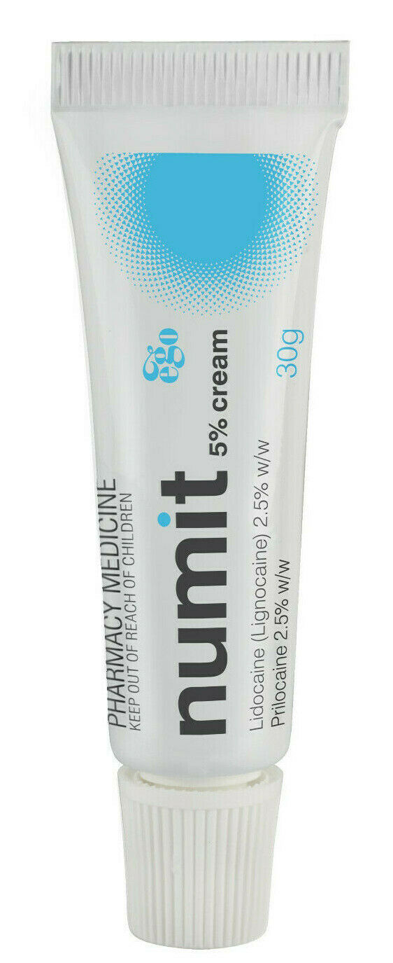 Ego Numit 5% Cream 30g Skin-numbing Effect for Tattoo & Vaccination