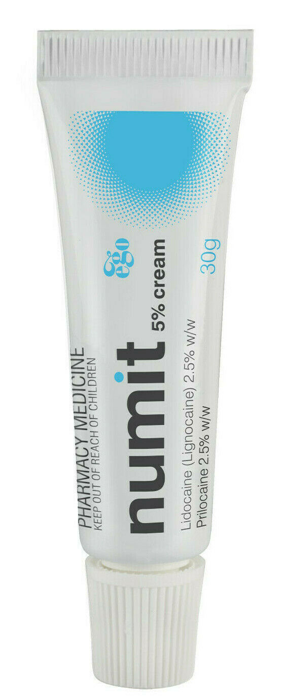 Ego Numit 5% Cream 30g Skin-numbing Effect for Tattoo & Vaccination
