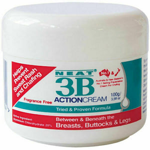 Neat Feat Action 3B Cream - 100g Helps prevent sweat rash