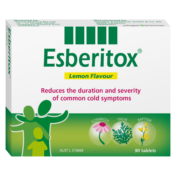 Esberitox Lemon Immune Boost Can Shorten Viral Respiratory Tract Infection 90 Tabs