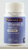 Pharmacy Care Vitamin D 1000 I.U. 60 Capsules