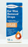 Chemist's Own Ear Wax Removal Drops 12mL, Unblocks Ear Canal, Preservatives Free