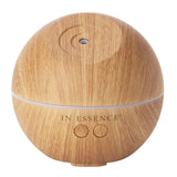 In Essence Woodgrain USB Mini Ultrasonic Diffuser Cool Mist +Free Essential Oil