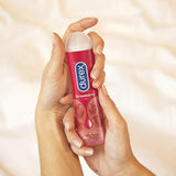 Durex Lubricant Strawberry Flavour 100ml Pleasure Gel Great To Use With Condoms