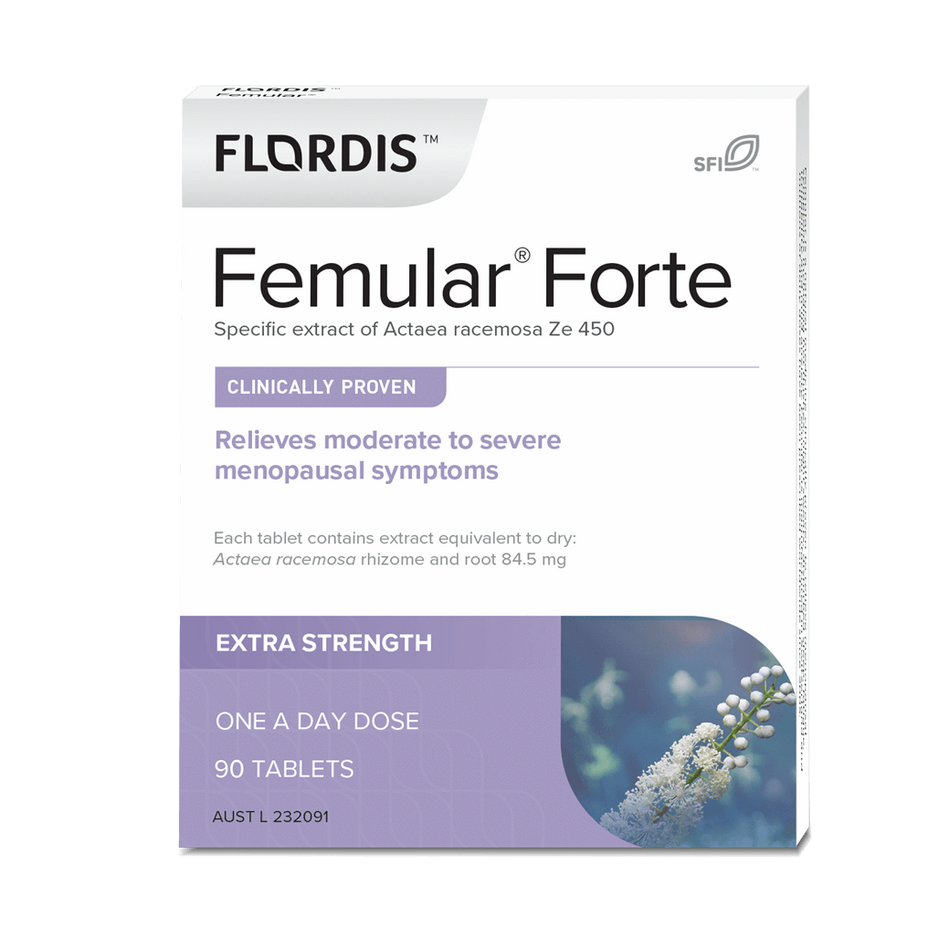 Flordis Femular Forte 90 Tablets Relieve Symptoms of Menopause