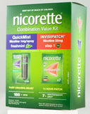 Nicorette Nicotine Combination Value Kit Quick Mist And Invisipatch