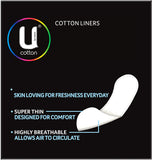 8 x U By Kotex Everyday Freshness Cotton Liners 26 Liners
