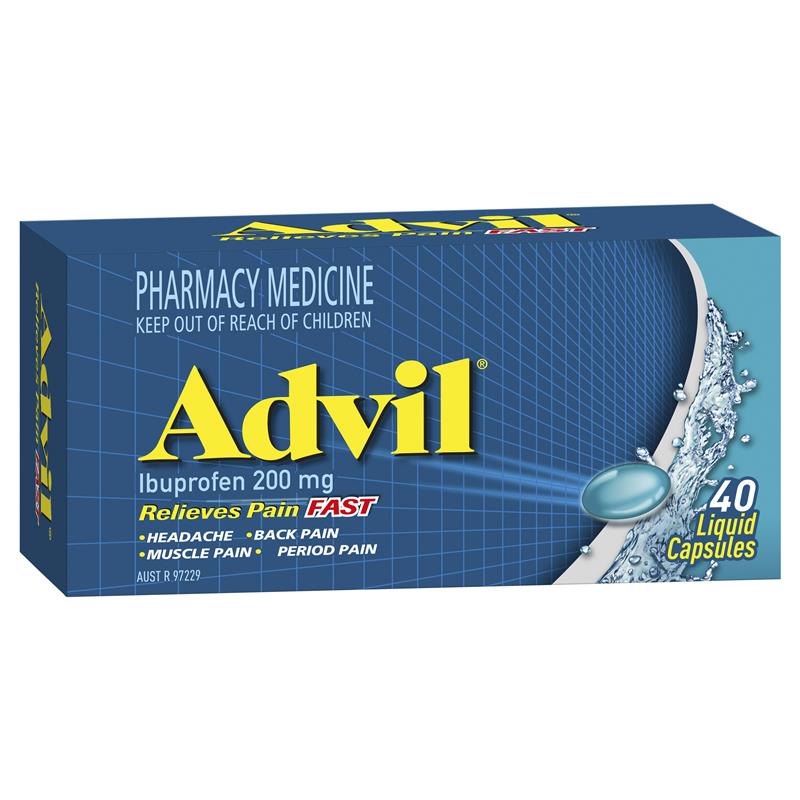 Advil Liquid Capsules 40 Pack