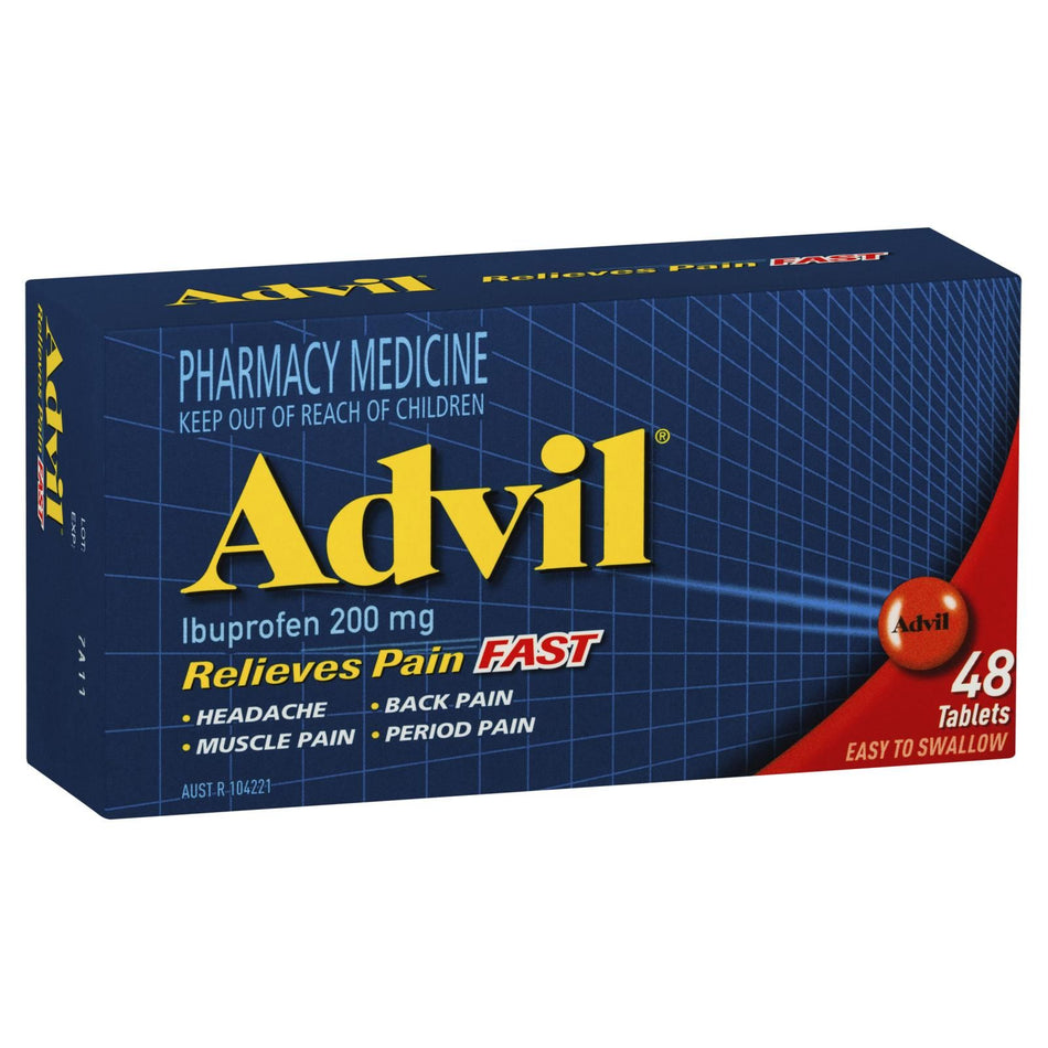 Advil 48 Tablets - Effective Pain Relief