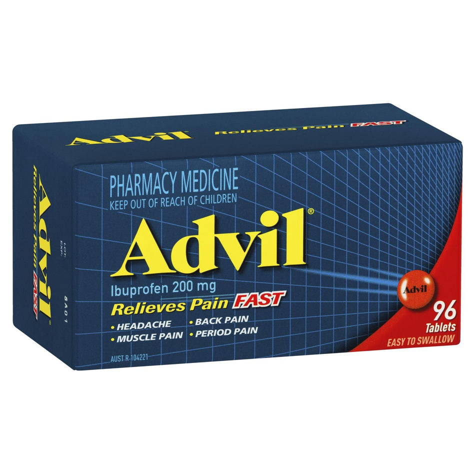Advil 96 Tablets - Effective Pain Relief