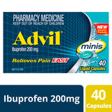 Advil Minis Liquid Capsules 40 Pack