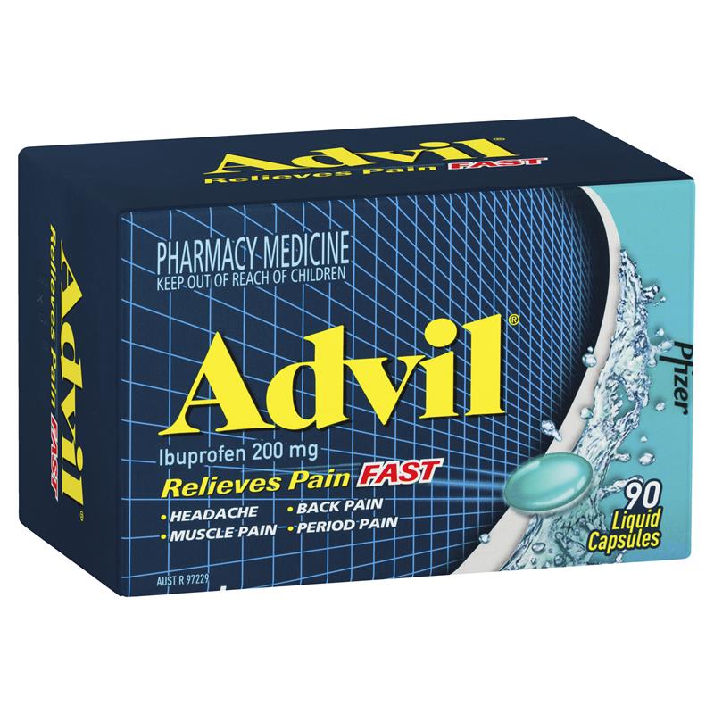 Advil Minis Liquid Capsules 90 Pack