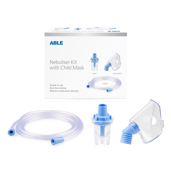 Able Asthma Nebulizer Kit Universal with Adult Mask