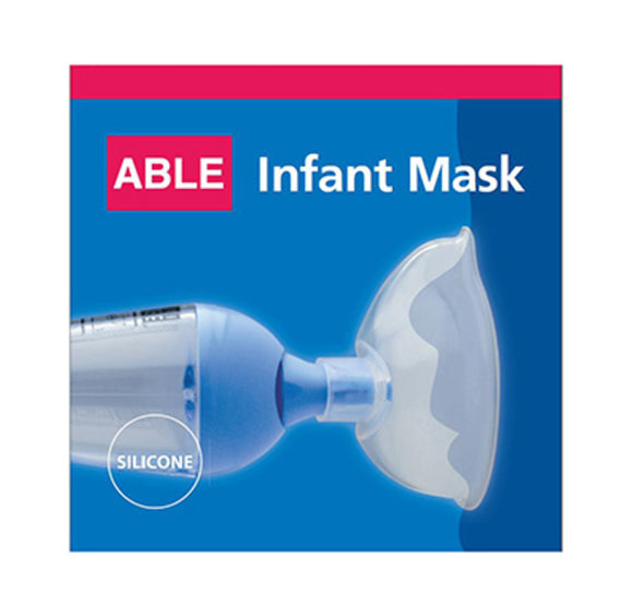 Able Spacer Anti-Bacterial with Infant 0-4yo Small Mask Silver Ion
