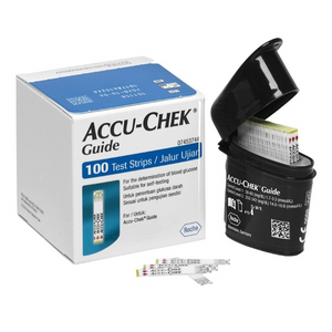 ACCU-CHEK Guide Blood Glucose Test Strips Box of 100