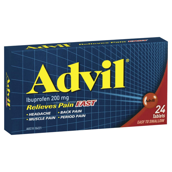 Advil 24 Tablets - Effective Pain Relief