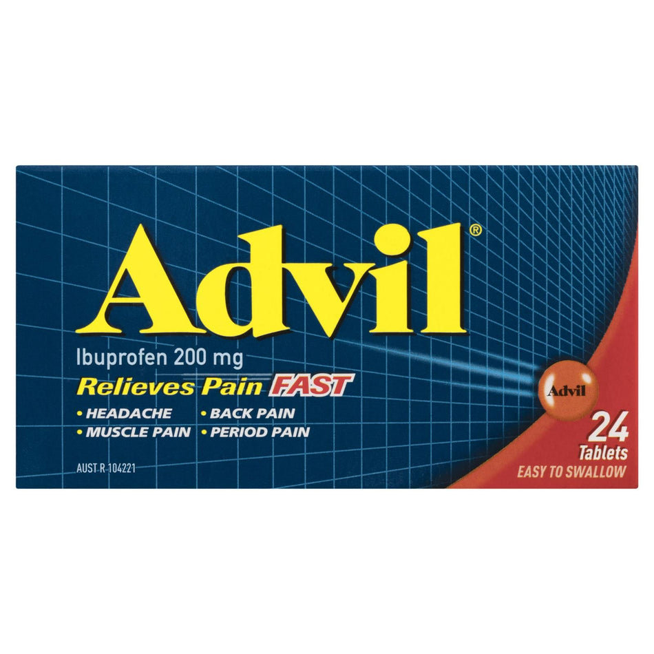 Advil 24 Tablets - Effective Pain Relief
