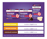 Vermox Worming Treatment Orange Flavour 6 Tablets