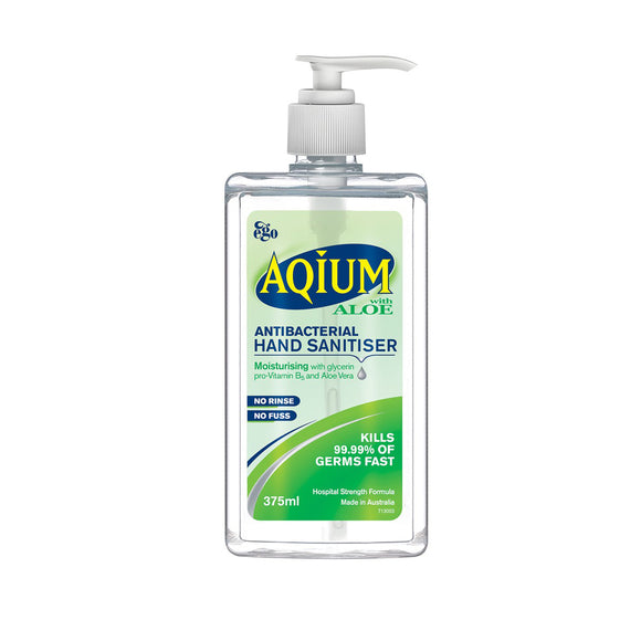 Ego Aqium Aloe Antibacterial Hand Sanitizer 375ml