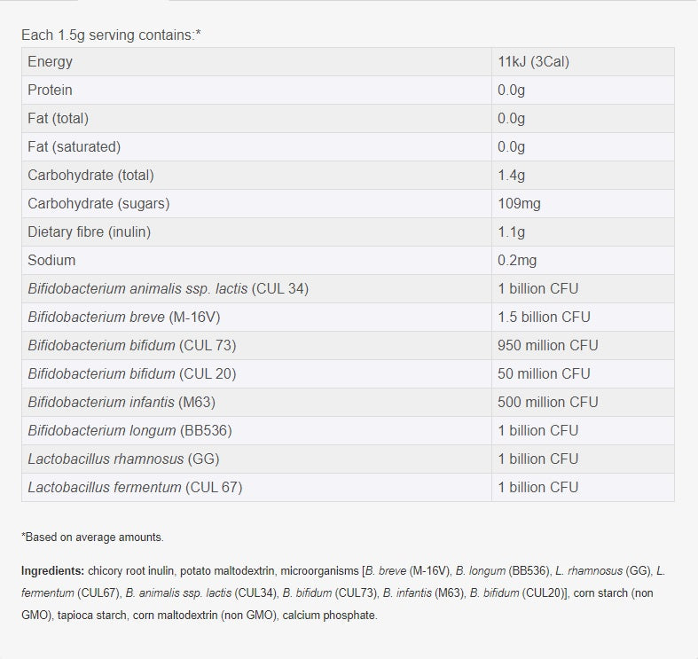 BioCeuticals BabyBiotic 0+yrs 60g