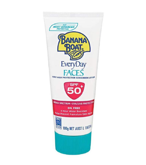 Banana Boat Daily Protect Faces Tube SPF 50+ 100g