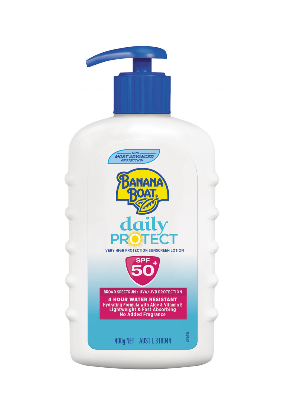 Banana Boat Daily Protect Pump SPF 50+ 400g