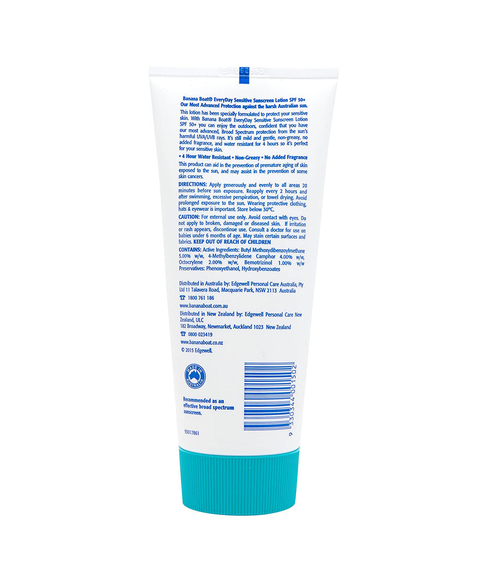 Banana Boat Everyday Sensitive SPF50+ 200g