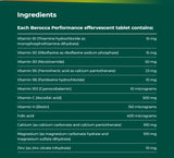 Berocca Focus Energy Vitamin with Ginseng Orange Effervescent 30 Tablets