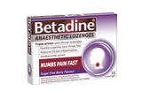 Betadine Anesthetic Lozenges Berry 16 Pack