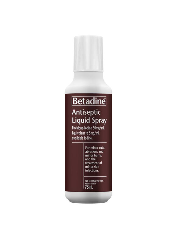 Betadine Antiseptic Liquid Spray 75ml