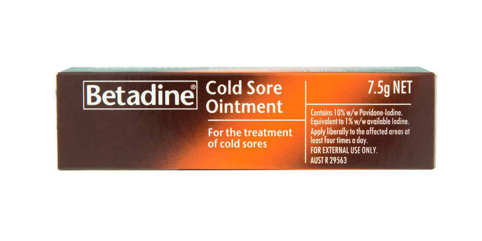Betadine Cold Sore Ointment 7.5g