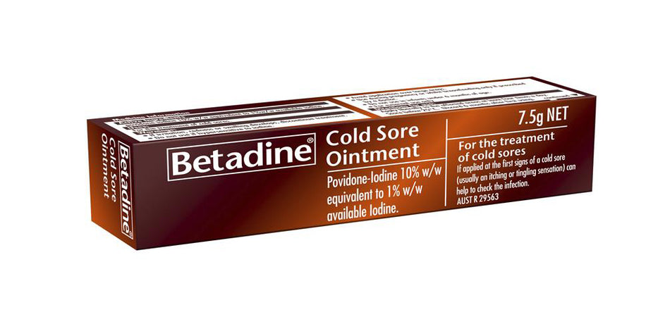 Betadine Cold Sore Ointment 7.5g