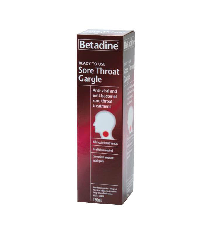 Betadine Sore Throat Gargle 120ml