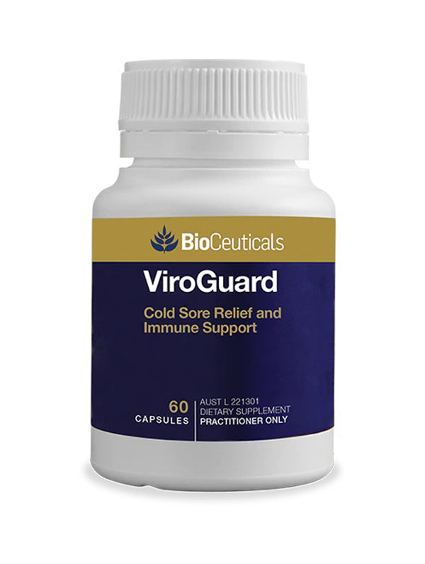 BioCeuticals ViroGuard Helps Reduce Occurrence of Facial Cold Sores 60 Capsules