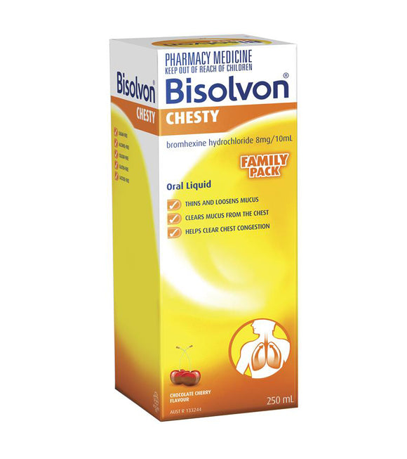Bisolvon Chesty Oral Cough Liquid 250ml